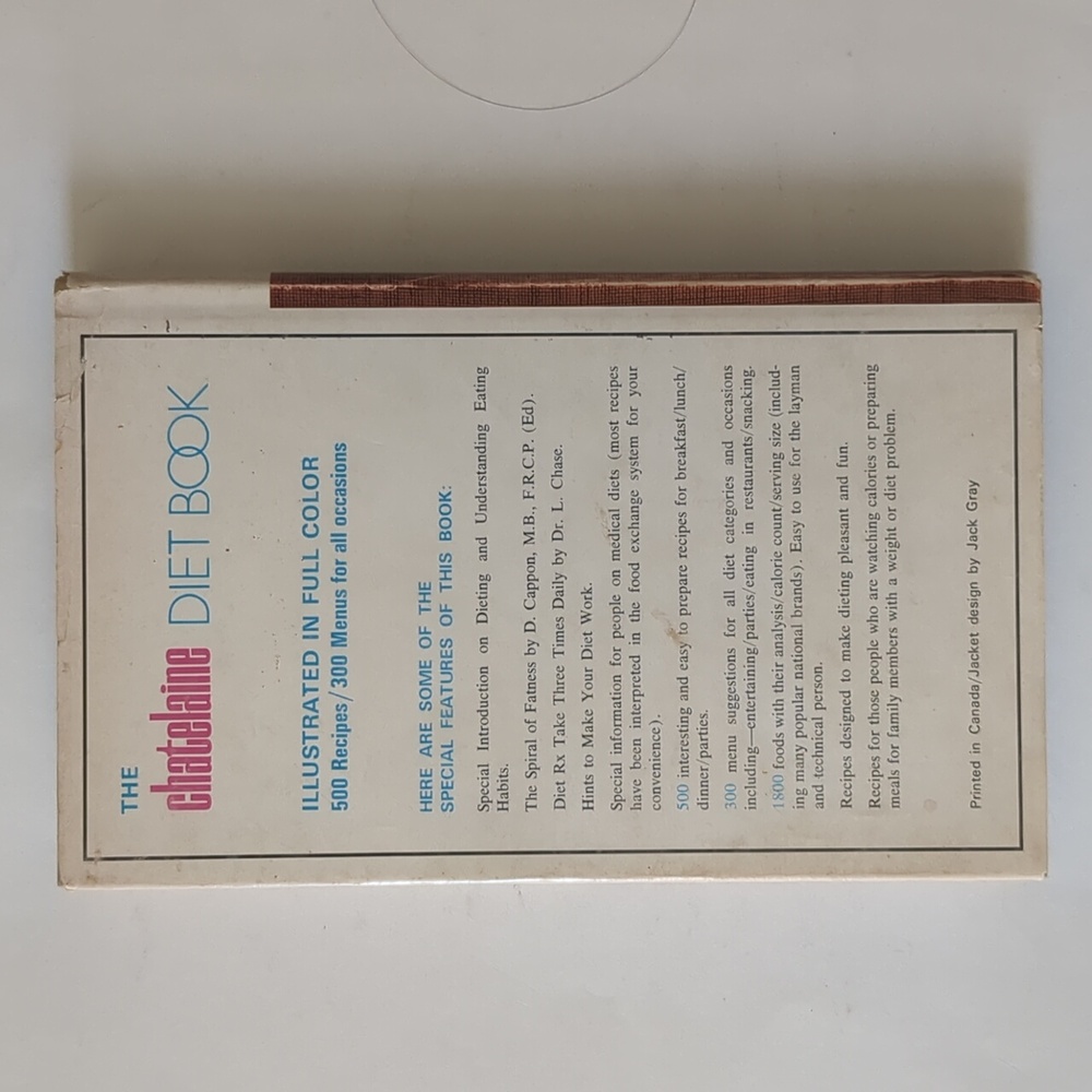 vintage 1969 Chatelaine Diet Cookbook - Picture 4 of 16